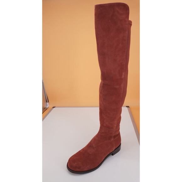 Stuart Weitzman 5050 Over the Knee Suede Boots Size 9 NIB OTK $695 Cardamom - Picture 8 of 10